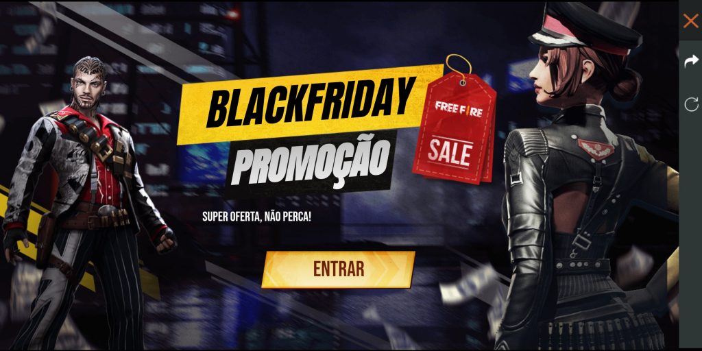 Último dia - Promoção Especial Black Friday Free Fire ...