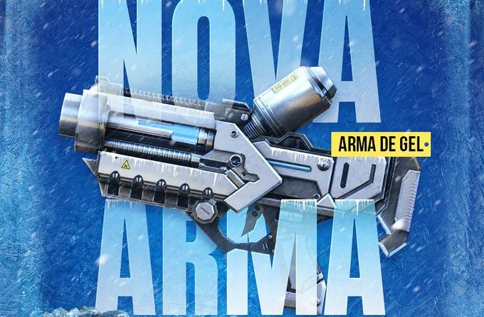 nova arma de gel free fire