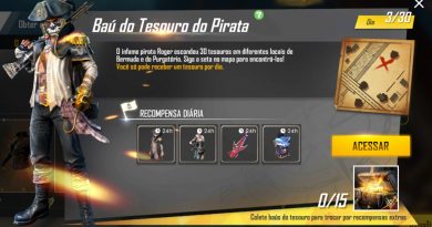 baú do tesouro free fire