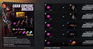 caixa especial brazuca free fire