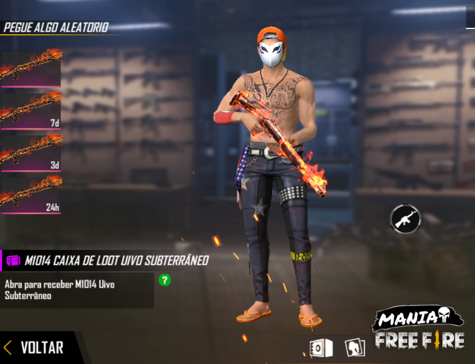 Sorteio De 02 Caixas De Armas M1014 Uivo Subterraneo Mania Free Fire