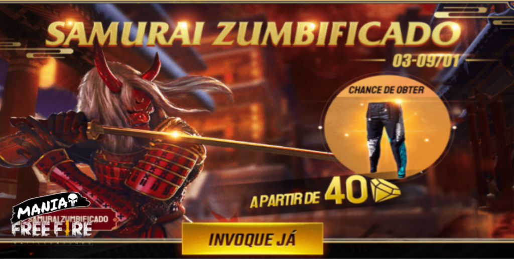 calça angelical samurai zumbificado