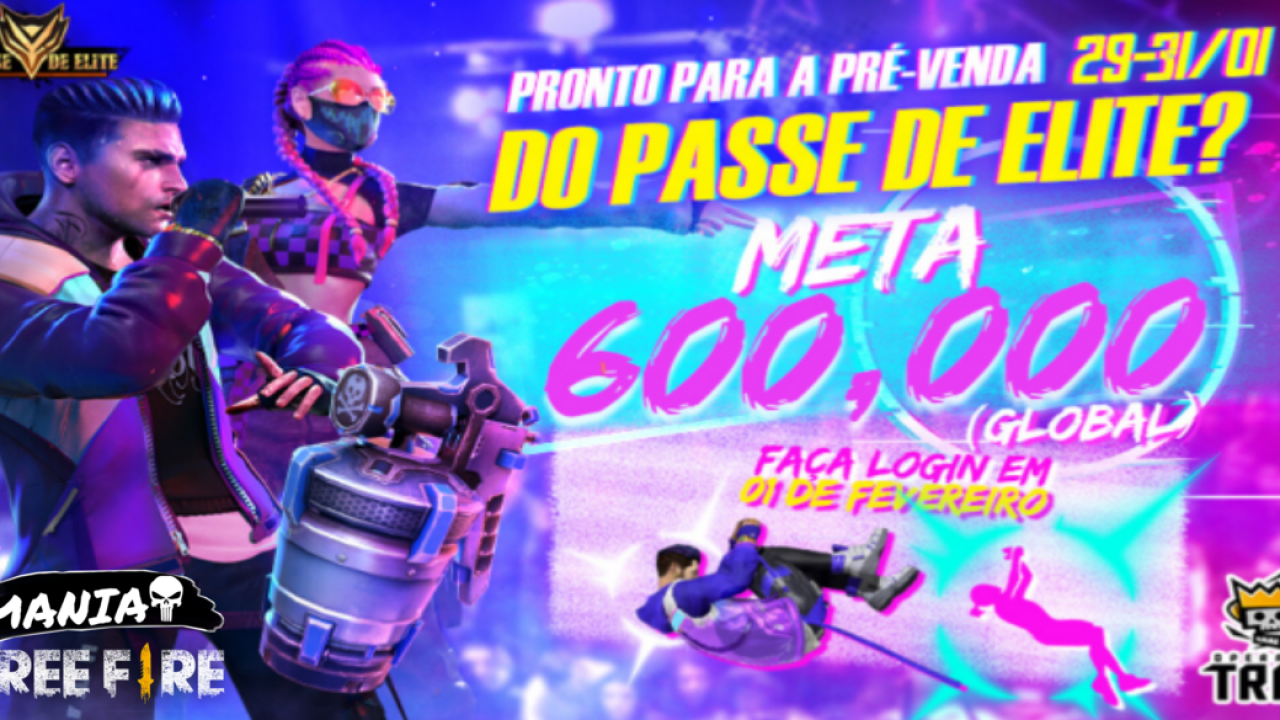 VAZOU!! NOVO PASSE DE ELITE 2023, PERSONALIZE SUA SKIN, GELO NO PASSE -  ATUALIZAÇÃO FREE FIRE 