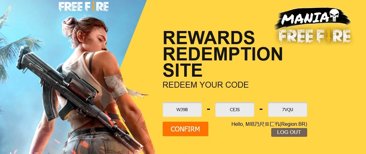 Códigos Free Fire Rewards - Free Fire atualizados hoje (dezembro