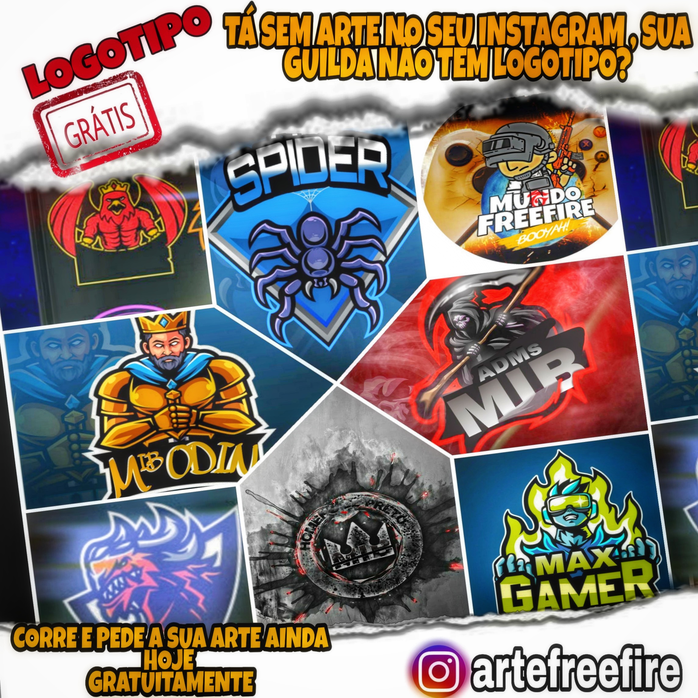 Rm studio - Refeita logo marca da guilda do freefire +