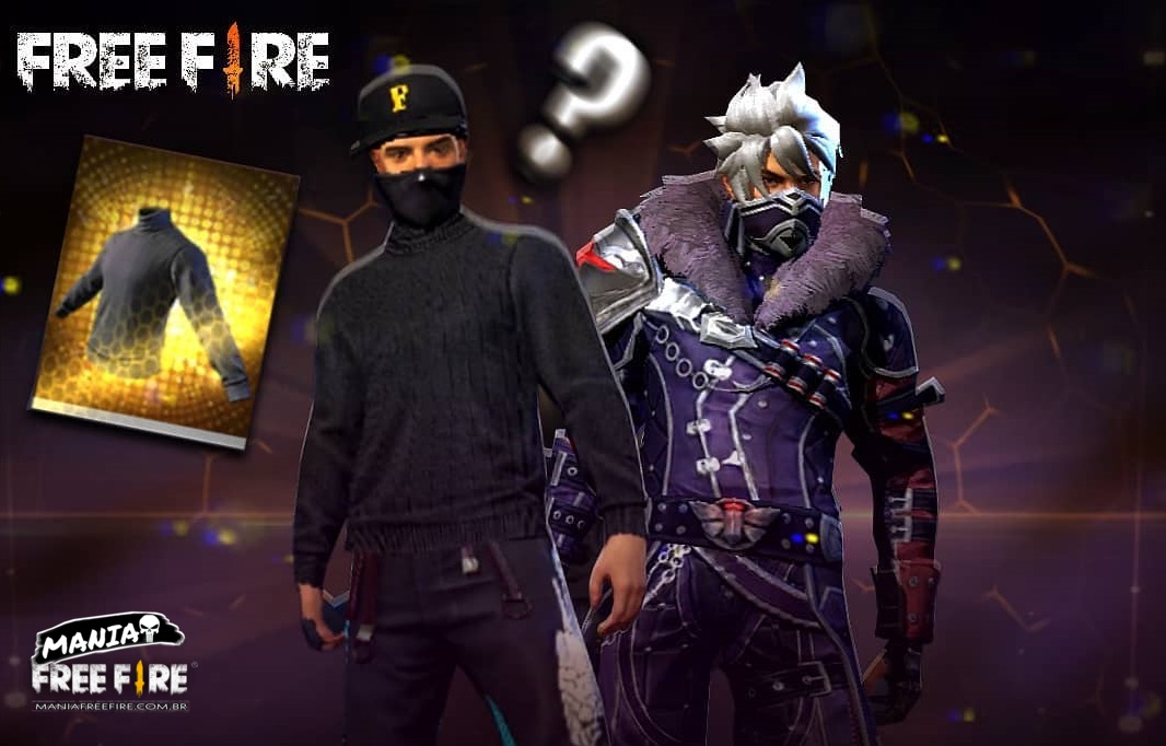 Combinações Gola Alta Preta Free Fire: roupas, skins e pacotes no Battle  Royale