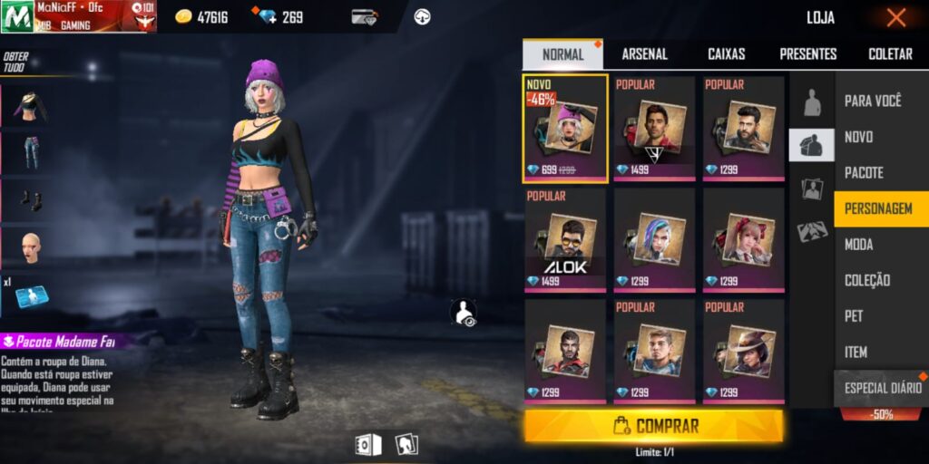 Free Fire: Evento com Pacote de Luxo e Skins Grátis !