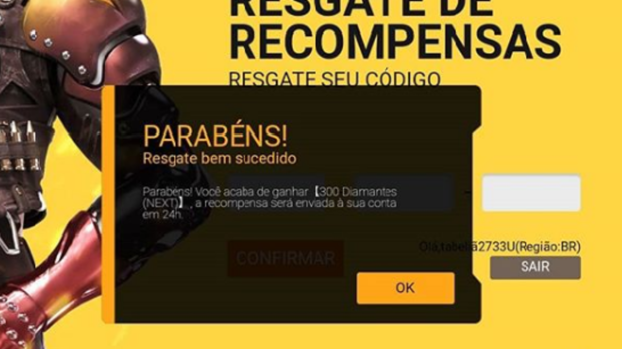 Diamantes para Free Fire hoje: resgate códigos de 19 de dezembro