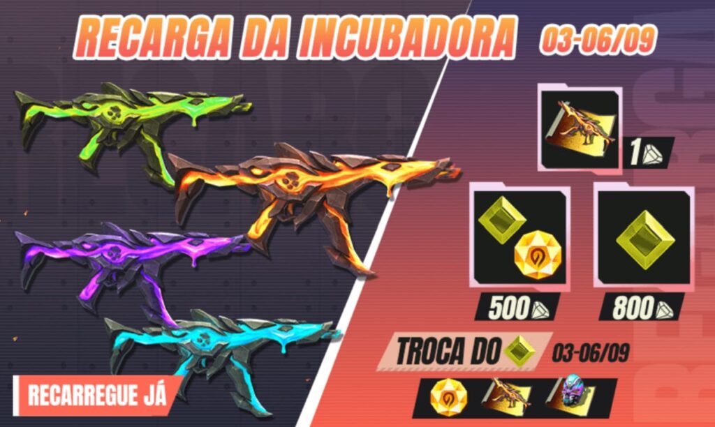 CODIGUIN FF: códigos Free Fire com itens de Páscoa e MP5 evolutiva; Saiba  como resgatar