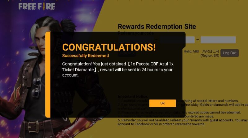 Arquivos free fire rewards - Mania Free Fire