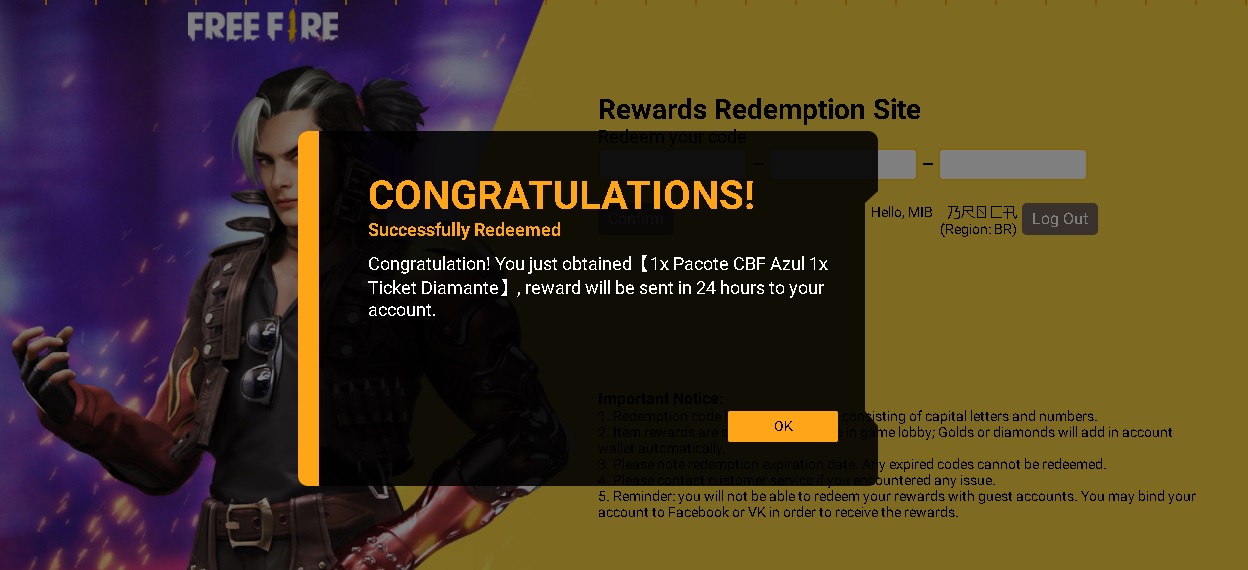 Resgatar Código Free Fire: 3 Codiguin FF ativos no Rewards em