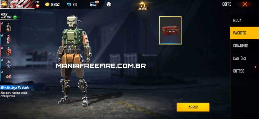 CORRE!! NOVO CODIGUIN INFINITO QUE TODOS PODEM RESGATAR NO FREE FIRE!! E  NOVO EVENTO - NOVIDADES FF 