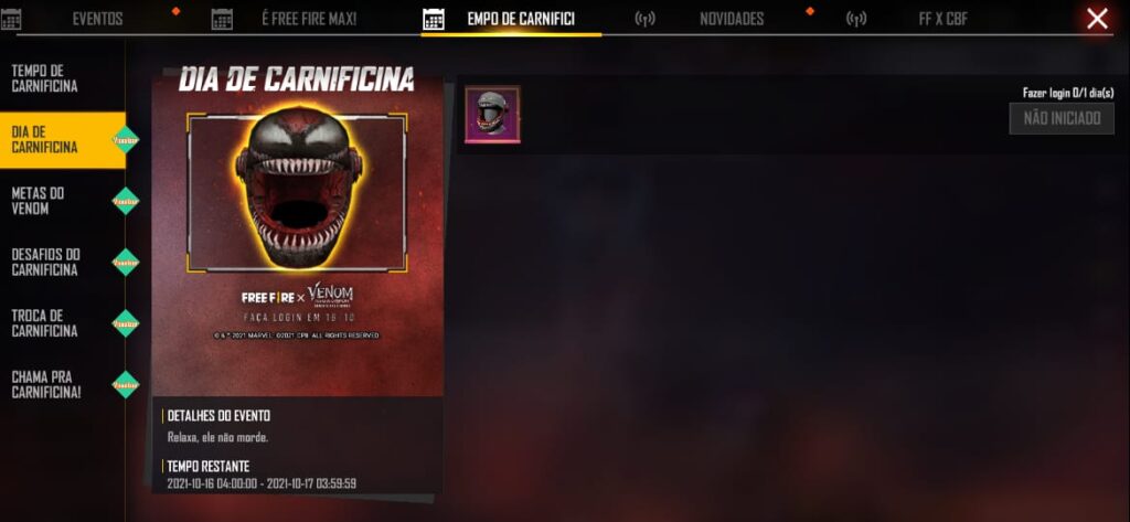 Free Fire: como chamar amigo de volta no evento 'Chama pra carnificina