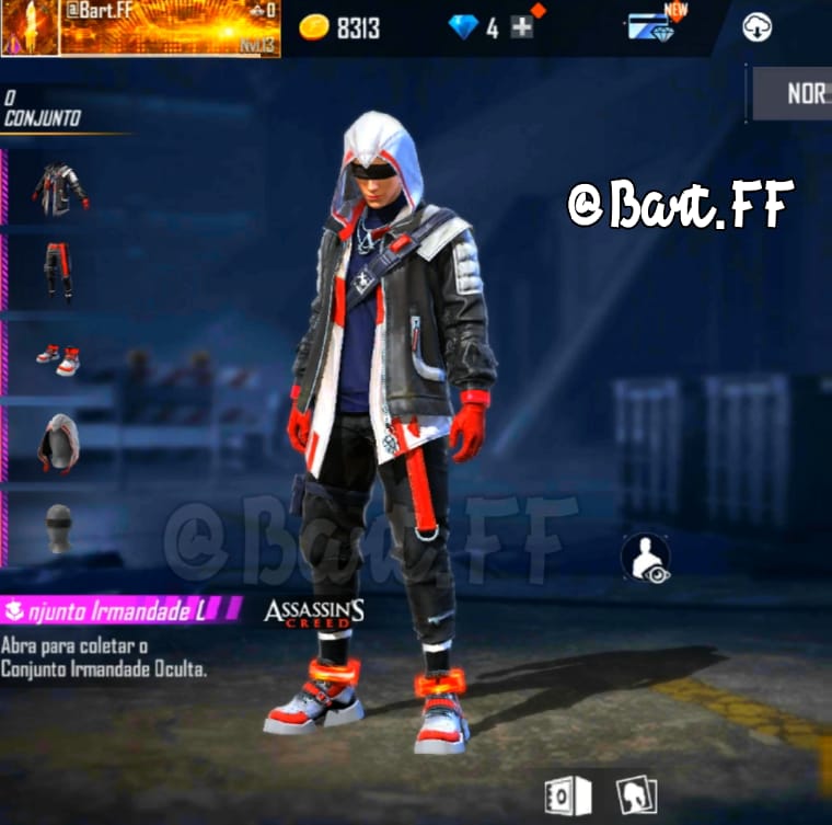 Free Fire: como conseguir tokens e skins de Assassin's Creed