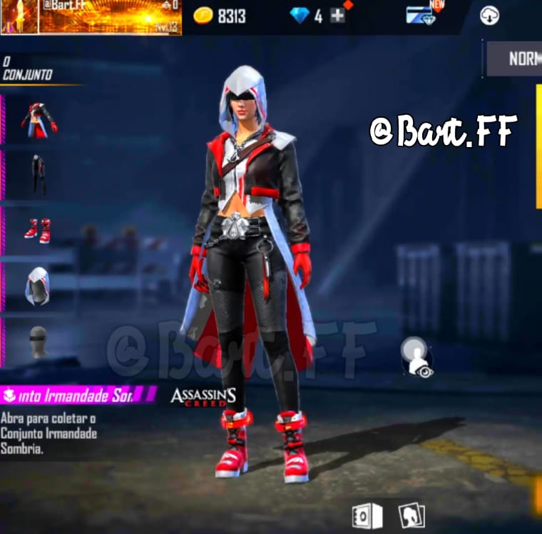 Free Fire x Assassin's Creed: como pegar a skin Irmandade Sombria grátis no  jogo