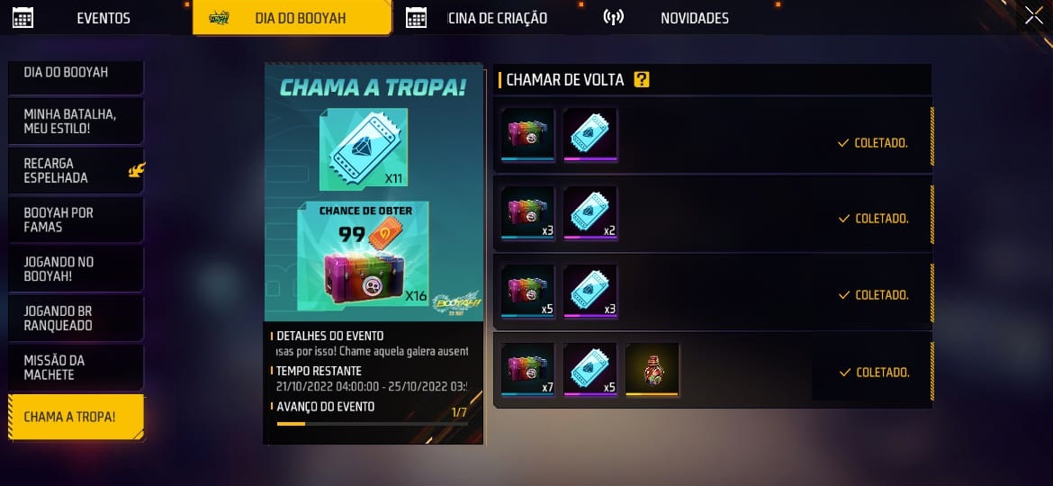 Chamar de Volta Free Fire: Garena oferece Cubo Mágico para jogadores e  amigos